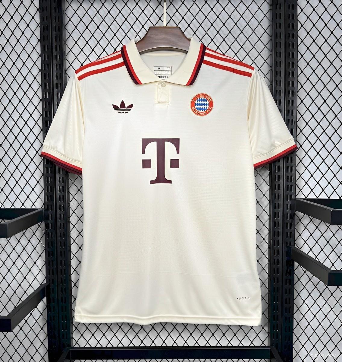 Camiseta de fútbol Bayern Munich 2024/25 TERCERA MANGA CORTA VERSION FAN